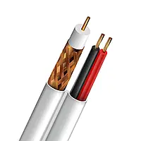 Кабель коаксіальний SL-59+2*0.44 CU 0.8mm Indoor Trinix 305m от DOM-Energy