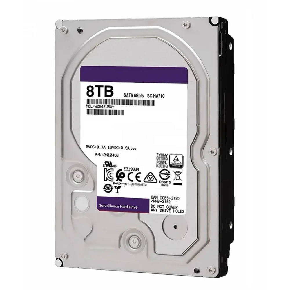 Жорсткий диск 3.5" 8TB 128MB Western Digital Purple WD84EJRX от DOM-Energy