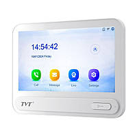 IP-відеодомофон з WiFi 7" TVT TD-E2137-PE/TP/WF White от DOM-Energy