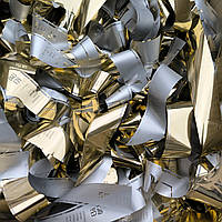 Папір (Стрічки) для Паперового Шоу Золото-Срібло