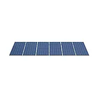 Система кріплення Spline systems для 6 сонячних панелей ФЕМ от DOM-Energy