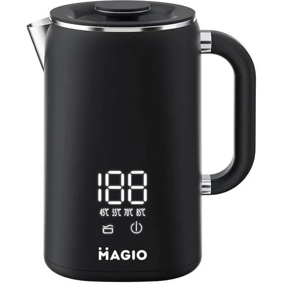 Електрочайник Magio MG-509 Електричний чайник сенсорний Чорний 1.5 л 1500 Вт, фото 1