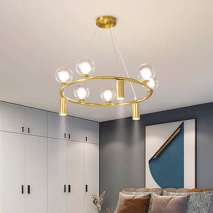 Бронзова підвісна сучасна люстра SG 46-750 GD