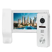 Комплект відеодомофона Light Vision: відеодомофон 7" SEOUL та відеопанель 2Mp White от DOM-Energy