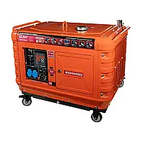 Генератор дизельний однофазний 5.5 кВт Bison BS9500QQ от DOM-Energy