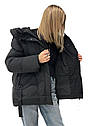 Пуховик TOWMY 9258 black SIZE +, фото 7