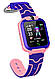 Дитячий смарт-годинник XO H100 Smart Watch Kids з камерою та функцією дзвінка Розумний годинник з GPS-трекером, рожевий, фото 2