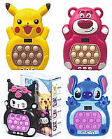 Електронний поп-іт іграшка-антистрес куромі, Kuromi popit гра,пікачу, чистич гра popit