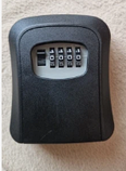 Кодовий міні сейф 114*94 для ключів грошей Чорний Ключница з кодовим замком маленький чорний на код, фото 2