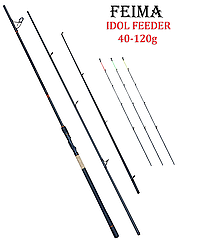 Вудилище фідерне 3.6 м 40-120 г Idol Feeder Feima