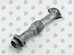 Труба вставка ВАЗ 2110,2111,2112 заменитель катализатора с гофрой(ТМК)(2110-1206010-01)