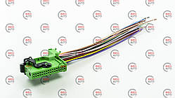 Разъем комбинации приборов ВАЗ 2110 с проводами (VDO)(999 650 507 40)