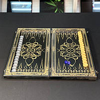 Дерев’яні нарди ручної роботи Козак 68х32см подарункові, фото 5