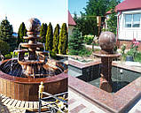 Фонтани для саду з натурального каменю, фото 8