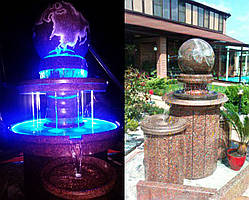 Виготовлення фонтанів на замовлення, фонтан із натурального каменю