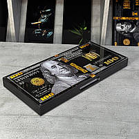 Нарди скляні у поєднанні з деревом Долар 60×30×6см подарункові, фото 5