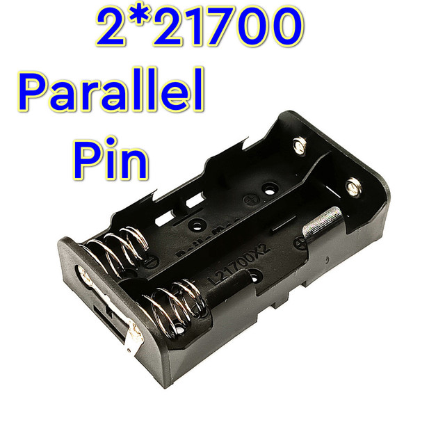 21700 холдер 2x, тримач для 21700*2 з дротами , бокс для акумуляторів 2 ...