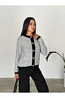 Сірий жіночий кардиган в стилі old many Виробник Туреччина