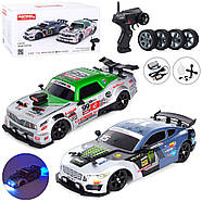 Дрифтова машинка з парою на радіоуправлінні Ford Mustang Silver GT500 1:16 4WD | Машинка для дрифту на пульті | Дрифт машина, фото 6