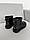 Зимові жіночі черевики UGG Classic Mini Black Leather | чорні, натуральна шкіра, розміри 36–41, фото 7