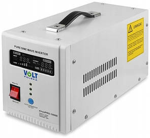 Джерело аварійного живлення ДБЖ UPS SINUS PRO 1000 E 12/230V (700/1000W) Volt Polska, фото 3