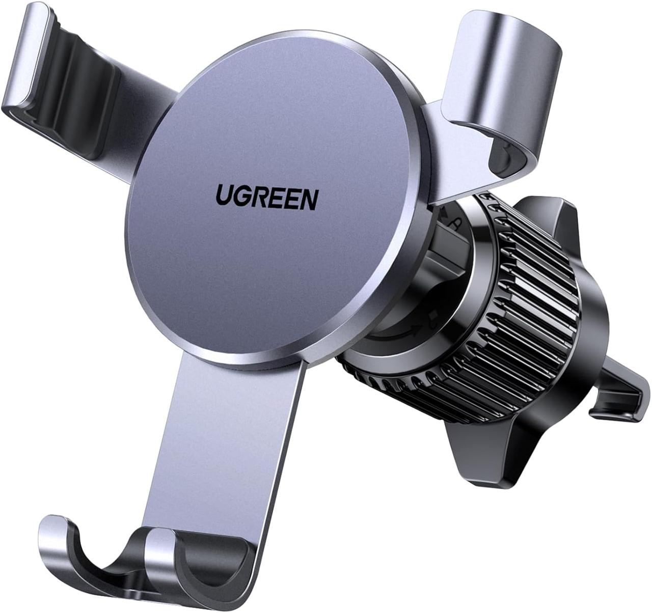 Автомобільний тримач Ugreen для смартфона з гравітаційним ефектом Space Grey (LP130), фото 1
