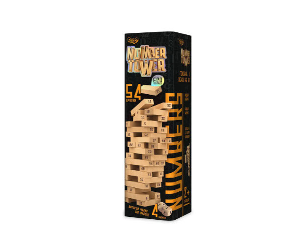 Розвиваюча настільна гра Danko Toys "Number Tower"