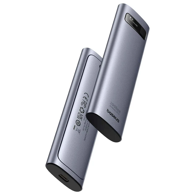 Зовнішній корпус Baseus кишеня для M.2 NVME і SATA SSD дисків FlyJoy 10 Гбіт/с USB 3.2 Gen2 (B00760600811-00), фото 1