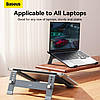 Настільна підставка для ноутбука Baseus UltraStable Series Desktop Laptop Stand Grey (B10053100811-00), фото 7