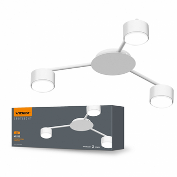 LED Світильник під лампу 3*GX53 накладний білий VL-SPF20B-W Videx