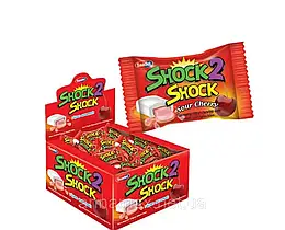 Упаковка жувальної гумки з рідким центром Shock 2 Shock зі смаком яблука 100 шт.
