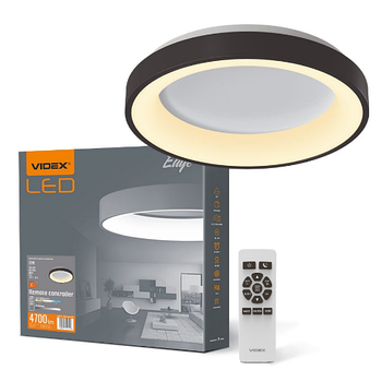 LED Світильник настінно-стельовий 72W 2700-6000К 220V кільцевий VLE-ERC-72B Videx