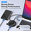 USB-хаб концентратор Orico Type-C 5-in-1 5Gbps 1.8 м Black (ORICO-YX1-C2-18-BK-BP), фото 7