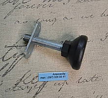 Меблева ніжка + кріпильна планка різьба М10 75мм d40