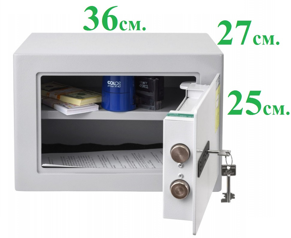 Меблевий сейф Documentikal  з німецьким замком і сталі 4мм., фото 1