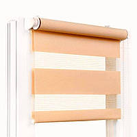 Роллеты День Ночь Жалюзи Рулонная штора День-Ночь Светло-рыжая