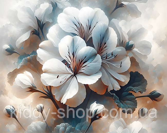 Алмазна вишивка. Картина на підрамнику "Ніжність" , розмір 40х50, фото 1