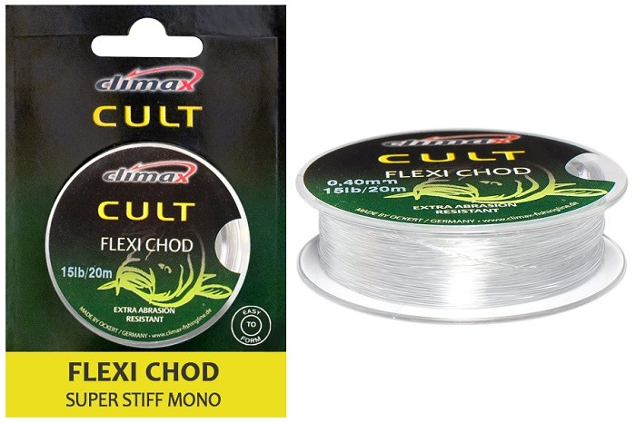 Повідковий матеріал Climax CULT Flexi Chod 0,40 mm 15 lbs, 20 m, фото 1