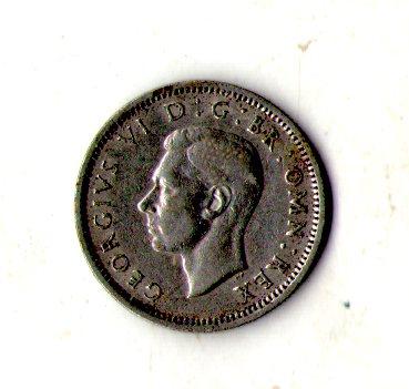 Велика Британія › Король Георг VI 6 пенсів, 1949-1952 №2116