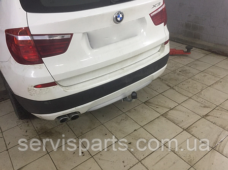 Фаркоп BMW X3 F25 2010-2017 (БМВ Х3) без підрізу бампера, фото 1