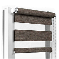 Роллеты День Ночь Жалюзи Рулонная штора День-Ночь Графитовая