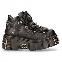 Жіночі черевики New Rock Boots Metallic Black