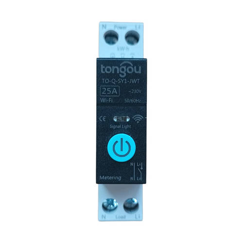 WiFi автоматический выключатель автомат Tongou TO-Q-SY1-JWT 1P 25А DIN ...
