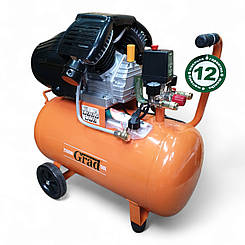Компресор повітряний 50 л 2.2 кВт 386 л/хв 8бар GRAD 7043935
