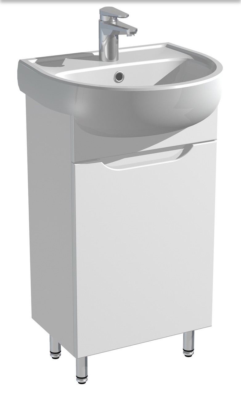 Тумба 50см на ніжках з умивальником Соло