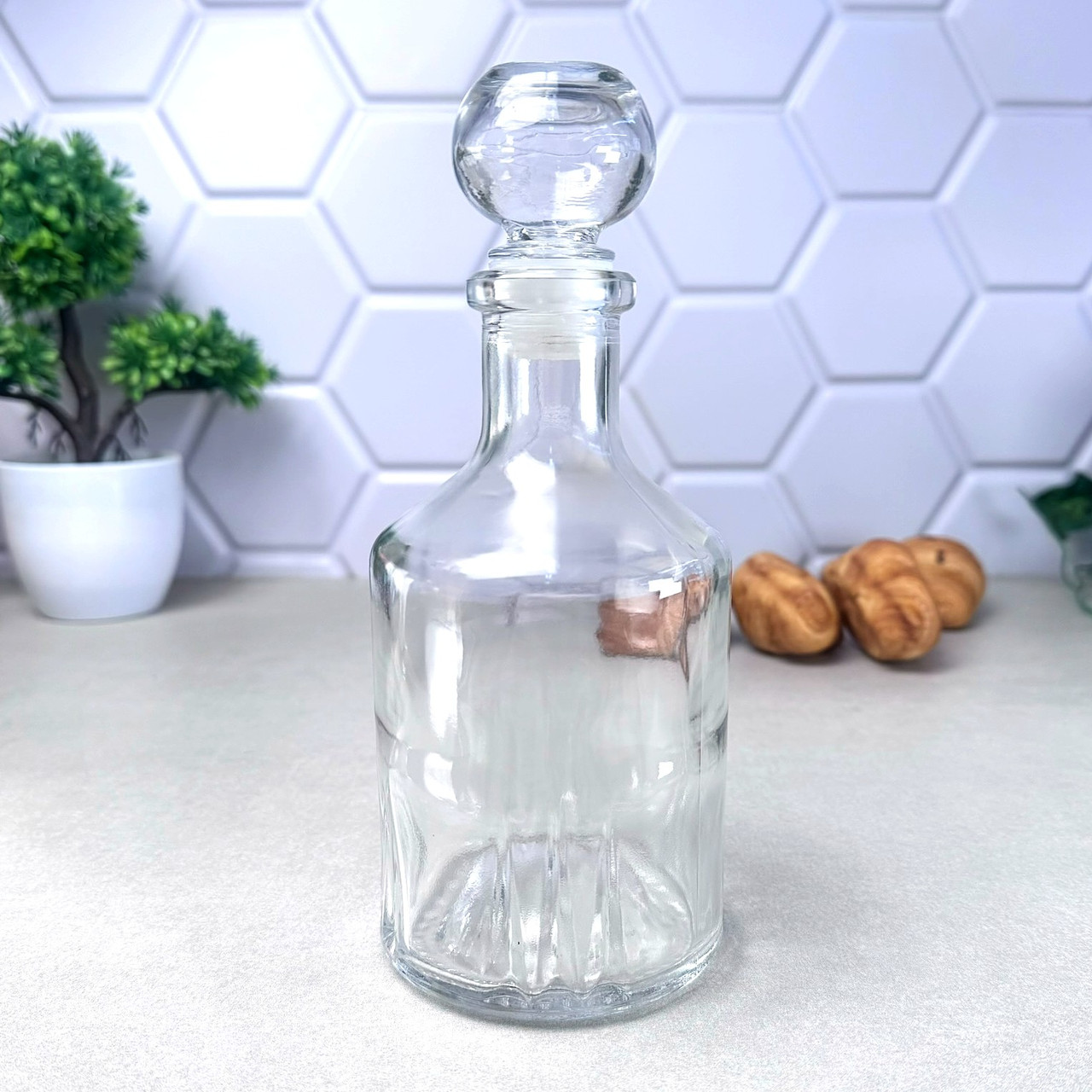 Графин для горілки 0,5 л Кристал Круглий