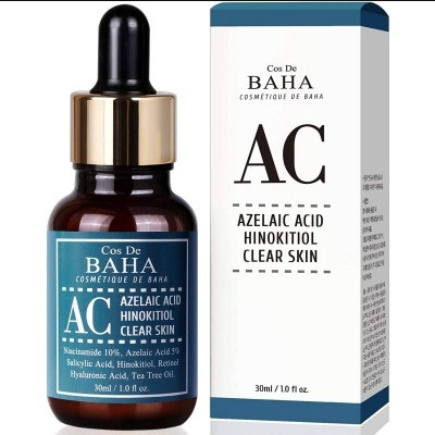Сироватка для проблемної шкіри Cos De Baha AC Azelaic Acid Hinokitiol Clear Skin Serum (30 ml)