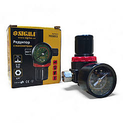 Редуктор тиску для фарбування з манометром 1/4" SIGMA 7033011