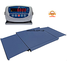 Ваги 600кг VTP-СN 1215-Т1 з наїзними пандусами індикатор Keli XK3118T1-D