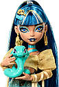 Монстр Хай Клео де Ніл Лялька Monster High Cleo De Nile with Accessories and Pet HXH74, фото 6